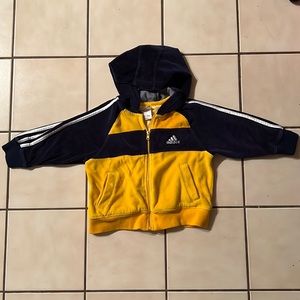 Adidas | Zipup jacket with hood | Kids size 18M